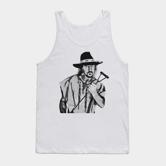 Terry Funk Simple Engrved Tank Top by Chillashop Artstudio